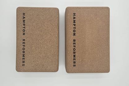 Cork Yoga & Pilates Block Pair