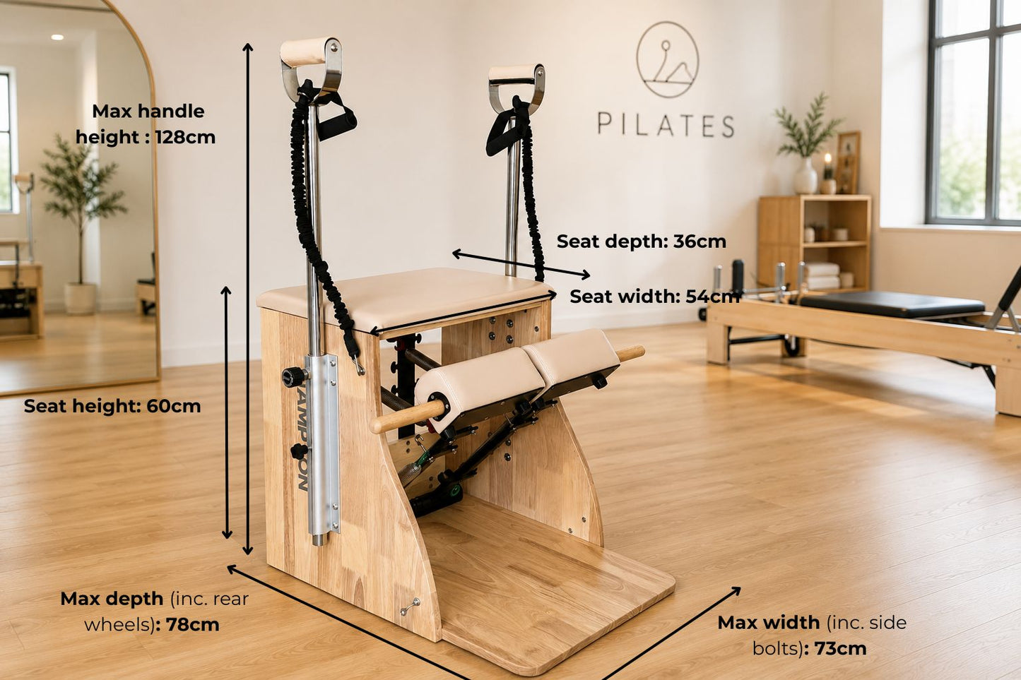 Pilates / Wunda Chair - Oak